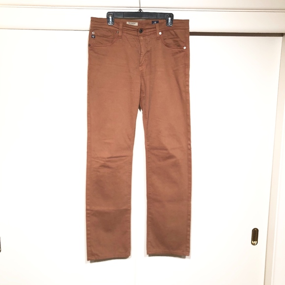 AG "Protege" Straight Leg Clay-Colored Jean 33x34